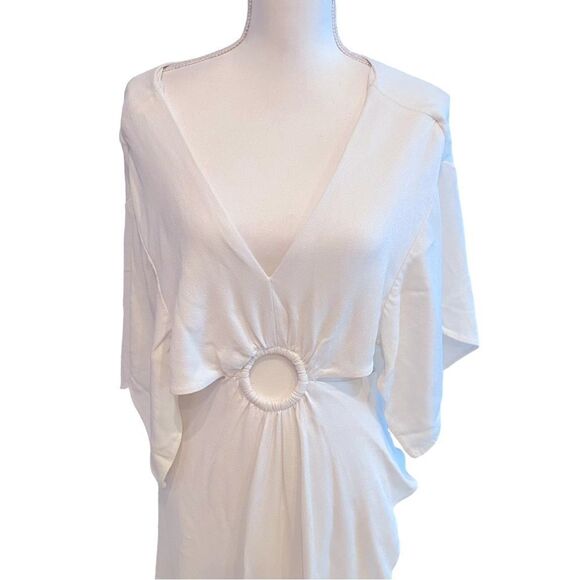 Phillip Lim Cut Out Crepe Maxi Dress Size 6 - Picture 5 of 11